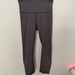 lululemon athletica Charcoal Leggings, size 4
